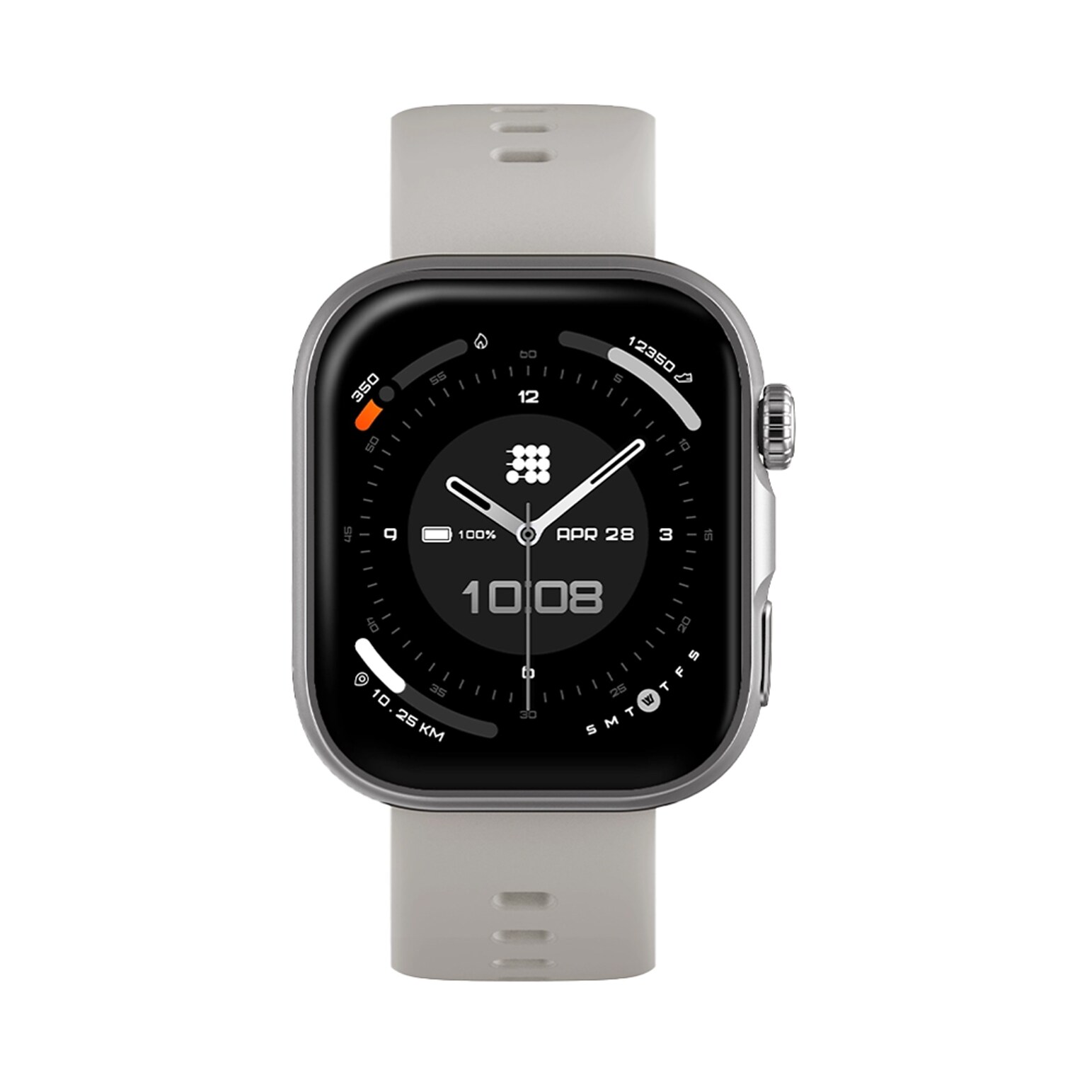 Cubitt Viva 2 Smartwatch, Phone-Connected GPS, 1.85in,. Wolf Gray (CT-VIVA2-8)