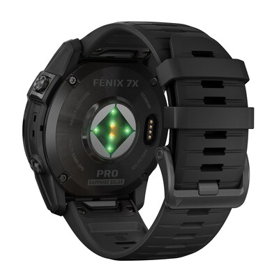 Garmin fenix 7X Pro Sapphire Solar Edition Smartwatch, Carbon Gray & Black, 51mm (GRM0277810)