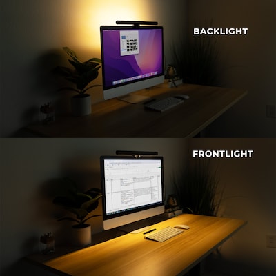Mount-It! Monitor Light Bar, 16", Black (TS-7010)