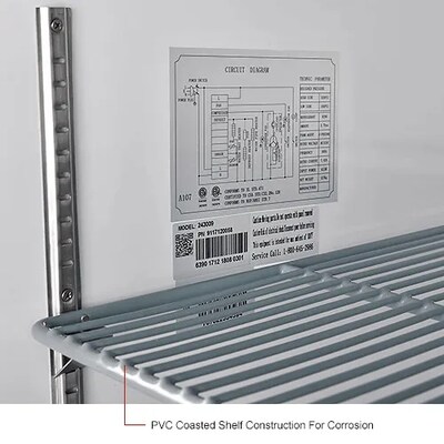 Global Industrial Nexel Reach-In Freezer, 1 Solid Door, 23 Cu. Ft., Stainless Steel (243009)
