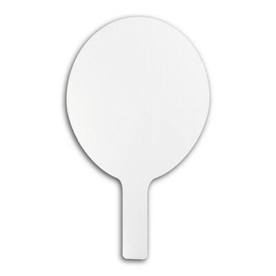 Flipside Products Melamine Oval Dry Erase Answer Paddles, 7 x 12, 6/Pack (FLP100326)