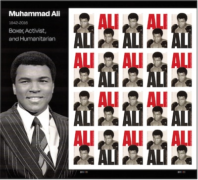 USPS Muhammad Ali Forever Stamps, 20 Postage Stamps (FOR-ALI-20)