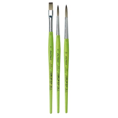 da Vinci Mixed Media Synthetic Variety Brushes, 3/Set (EDRMIXMEDIAKIT2)