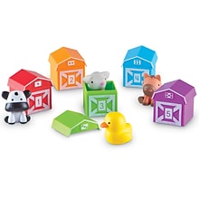 Learning Resources Peekaboo Learning Farm Set, Assorted Colors (LER6805)
