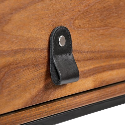 ClickDecor Milo Side Table, Walnut Brown (FUTB10101A)
