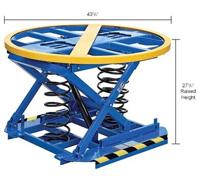 Global Industrial Spring-Actuated Pallet Carousel Skid Positioner (988295)