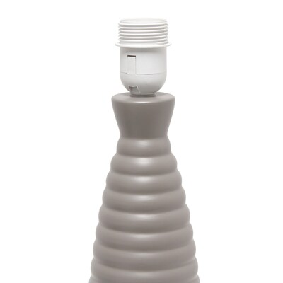 Simple Designs Alsace Bottle Table Lamp, Taupe (LT2076-TAU)