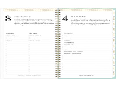 2023-2024 Blue Sky Day Designer Secret Garden Mint 8.5" x 11" Academic Weekly & Monthly Planner (137896-A24)