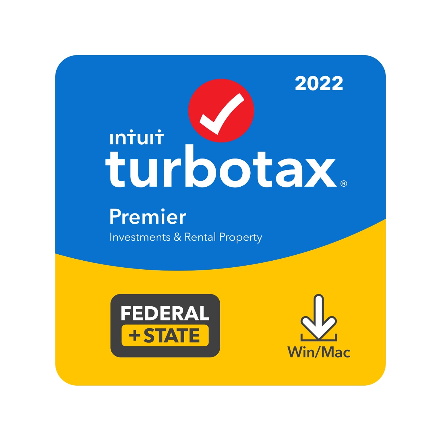 TurboTax Premier 2022 + State for 1 User, Windows/Mac, Download (5101325)