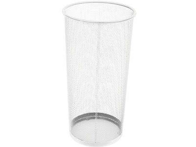 Mind Reader Umbrella Holder, White, Metal Wire, 2/Set (2UMBHBASK-WHT)
