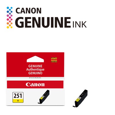 Canon 251Y Yellow Standard Yield Ink Cartridge (6516B001)