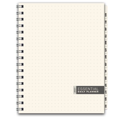 2027 Excello Brands 7.8" x 9" Weekly & Monthly Standard Planner, Paperboard Cover, Frosted (ESPL-CY27-79)