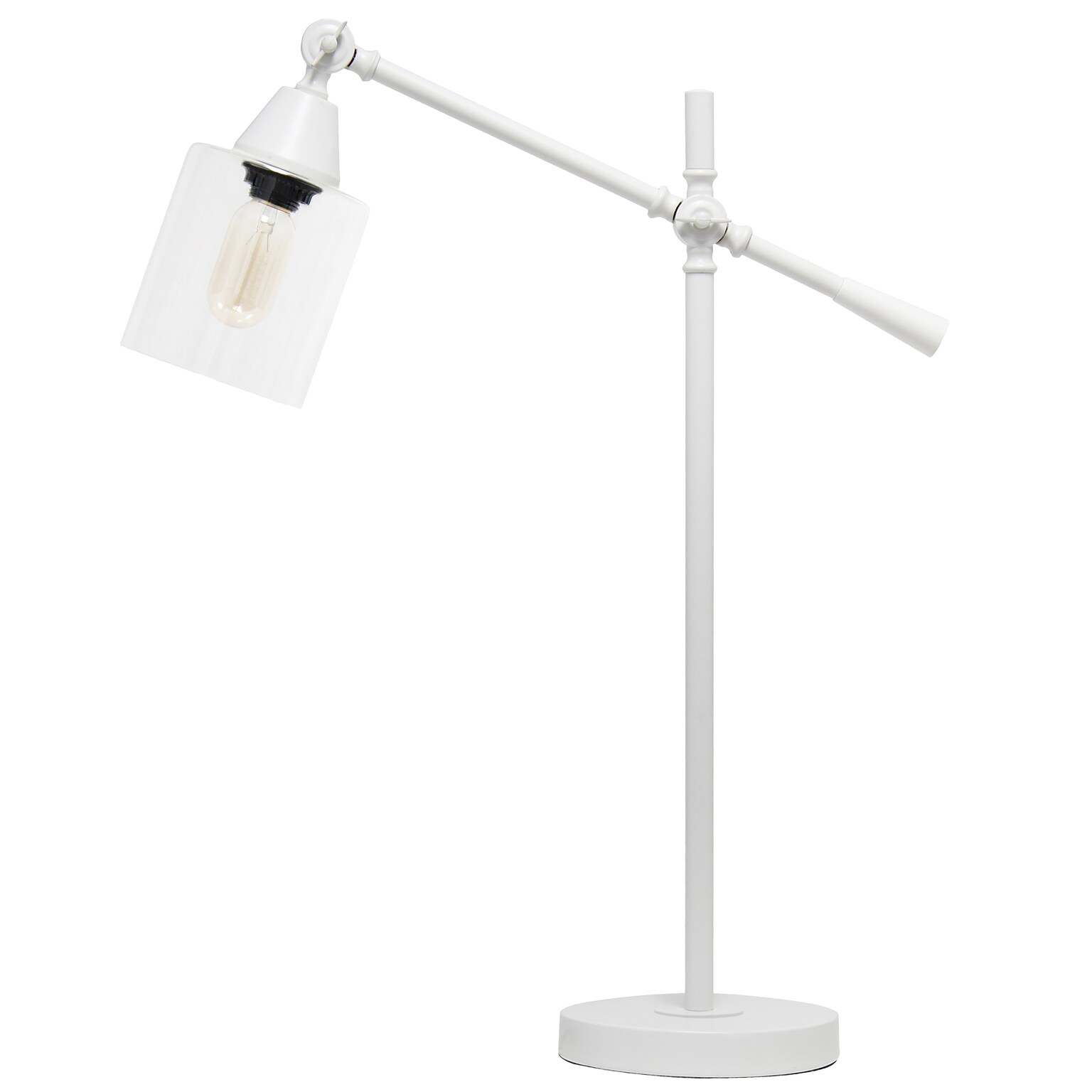 Lalia Home Vertically Adjustable Desk Lamp, White (LHD-2001-WH)