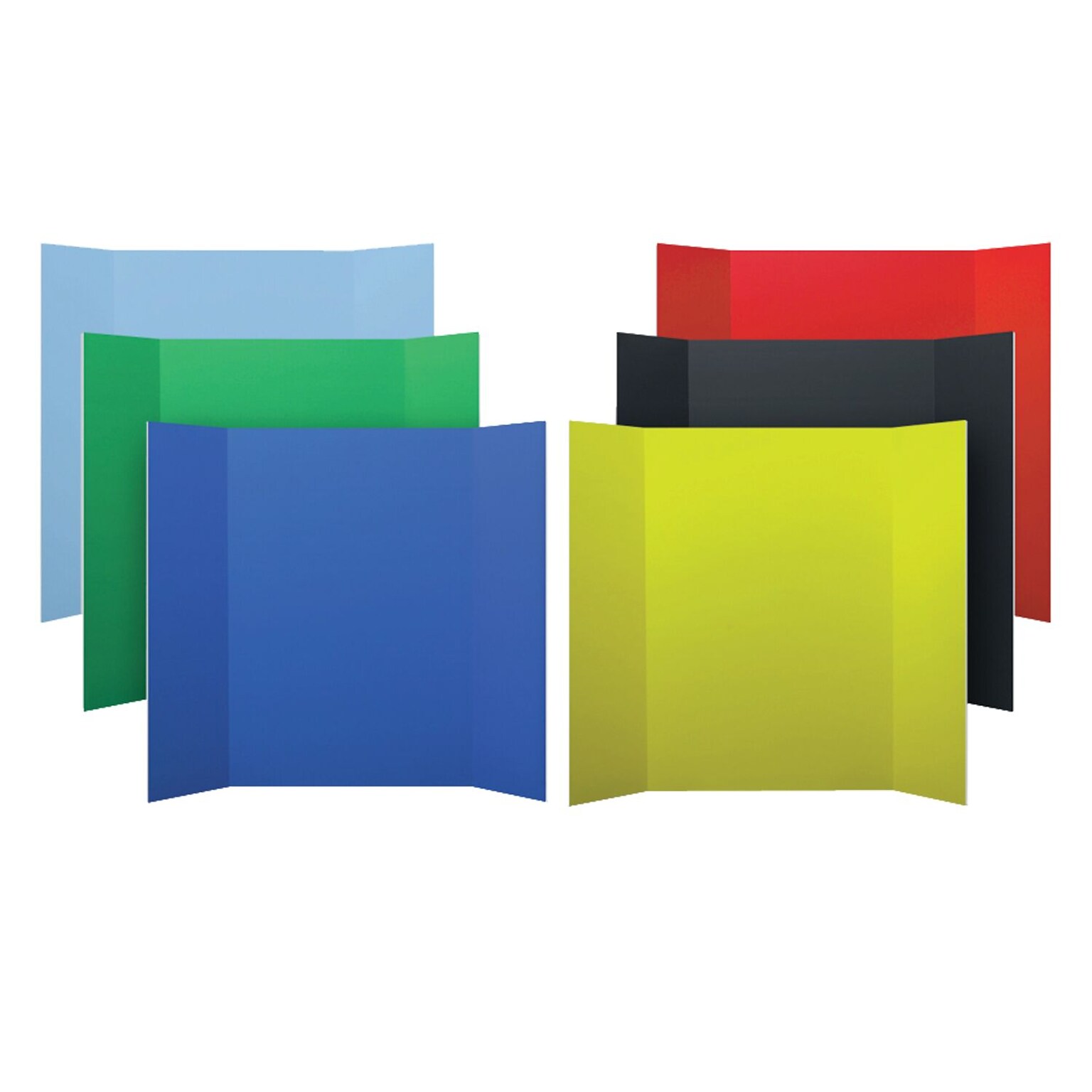 Flipside Foam Project Board, 36 x 48, Assorted Colors, 24/Carton (30049)