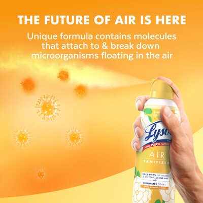 Lysol Air Sanitizer Spray, White Gardenia, 10 oz. (19200-95765)
