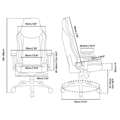Arozzi Vernazza XL Supersoft Microfiber Ergonomic Racing Gaming Chair, Light Grey (VERNAZZA-XL-SPSF-LG)
