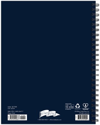2026 Willow Creek Happy Stripe 6.5 x 8.5  Weekly & Monthly Planner, Paperboard Cover (56677)