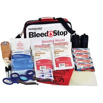 MobileAid BleedStop Double 300 Bleeding Control & Gunshot Wound First Aid Kit (32724)