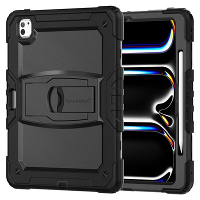 SaharaCase Raider Series Case for iPad Pro 13 (M4 2024/M5 2025), Scorpion Black (TB00385)