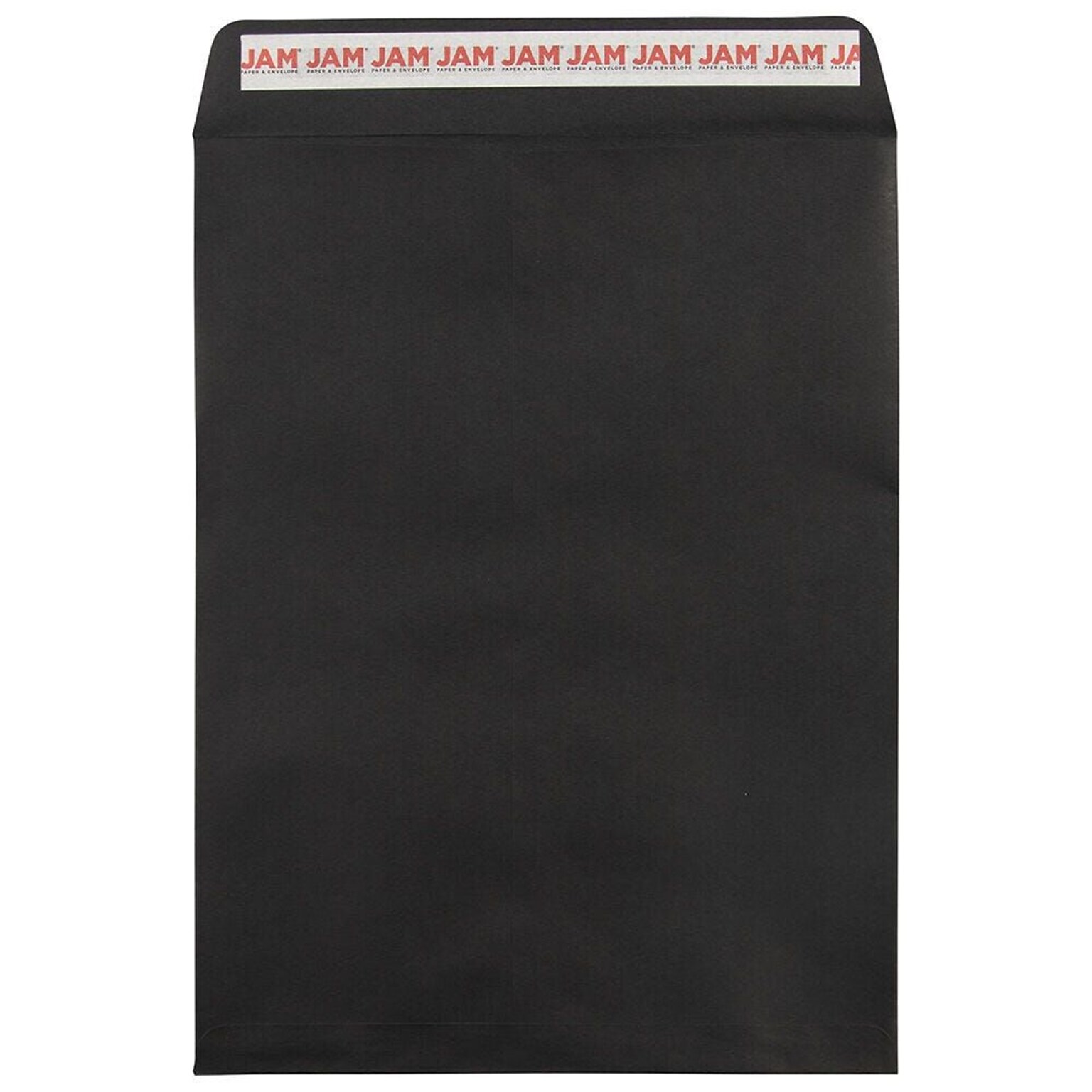 JAM Paper Self Seal Catalog Envelope, 9 x 12, Black, 100/Pack (260147509D)