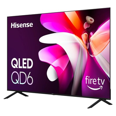 Hisense 75" QD6 Series QLED Fire TV, Black (75QD65NF)