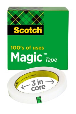 Scotch® Magic™ Invisible Tape Refill, 3/4 x 72 yds., 1 Roll, (810)