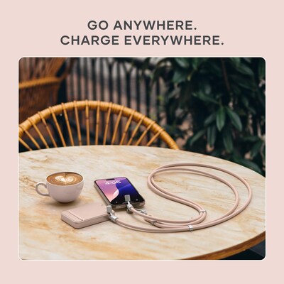 OntheGo Crossbody Lanyard Cable (Desert Rose)