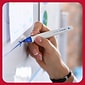 TRU RED™ Pen Dry Erase Markers, Fine Tip, Black, 4/Pack (TR61460/TR54560)