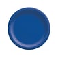 Amscan 6.75" Paper Plate, Bright Royal Blue, 50 Plates/Pack, 4 Packs/Set (640011.105)