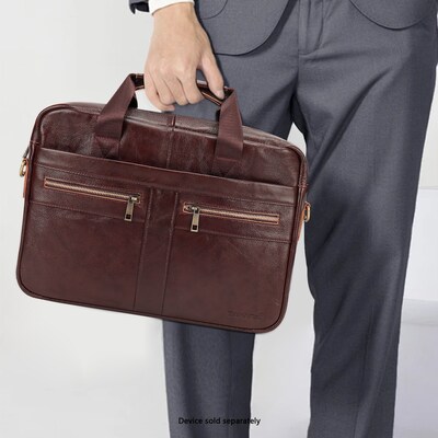 SaharaCase 16" Leather Laptop Bag, Oxford Brown (LT00082)