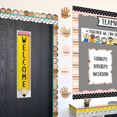 Creative Teaching Press Multicultural Hands Designer Cut-Outs, 36/Pack, 3 Packs/Bundle (CTP10593-3)