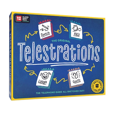 USAopoly Telestrations 12 Player: The Party Pack Game (USAPG000318)