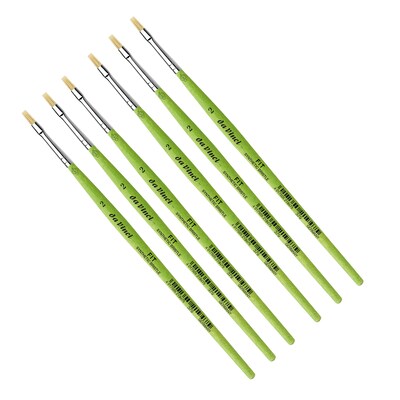 da Vinci FIT Synthetics Oil and Acrylic Synthetic Student Brush, 6 /Pack (DVXVA3792-6)