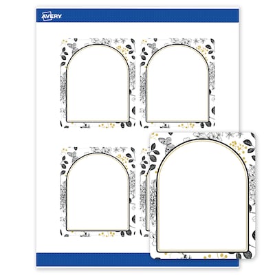Avery Rectangle Laser/Inkjet Multipurpose Labels, 4 x 3-1/3, White, 40/Pack (19479371015)