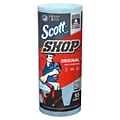 Scott Shop Towels Original Nylon Wipers, Blue, 55 Sheets/Roll, 30 Rolls/Carton (75130)