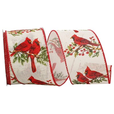 JAM Paper Ribbon, Ivory Cardinal (52640348559)