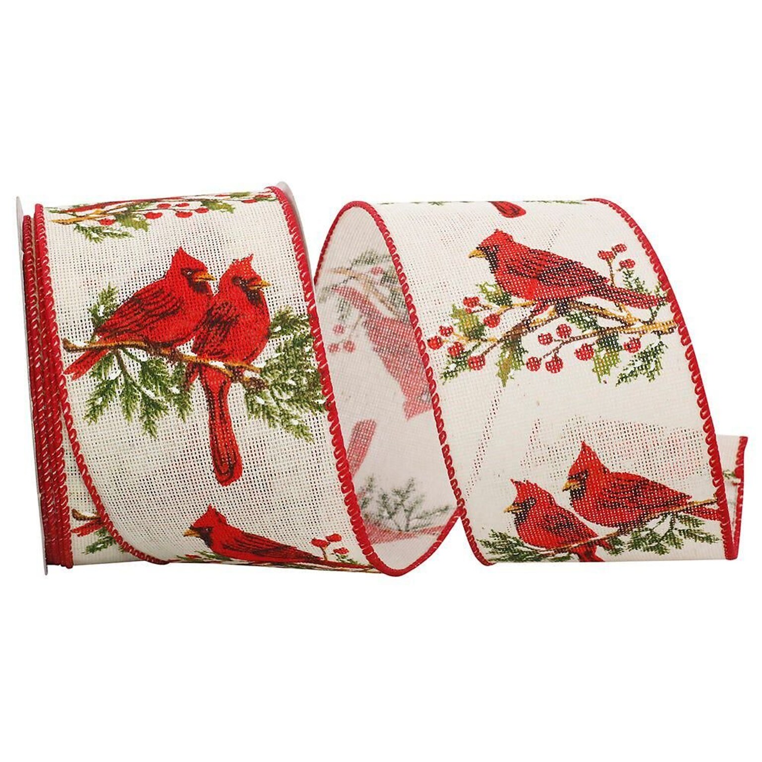 JAM Paper Ribbon, Ivory Cardinal (52640348559)