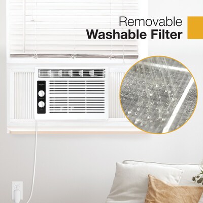 Whirlpool 115-Volt 5,000 BTU Window Air Conditioner, White (WHAW050EW)