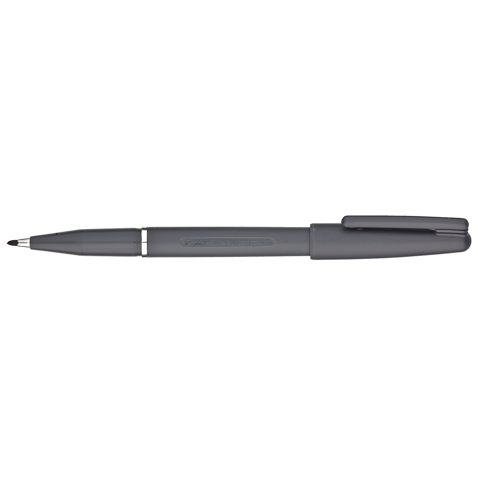 Pentel Arts Sign Pen, Black Ink, Dozen (PTAST150A)
