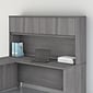 Bush Business Furniture Studio C 71"W Desktop Hutch, Platinum Gray (SCH172PG)