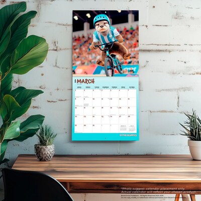 2026 BrownTrout Otter Olympics 12" x 12" Monthly Wall Calendar (9798330705016)