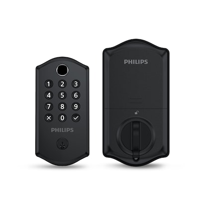 Philips Electronic Deadbolt Door Lock with Multiple Access Methods Including Fingerprint Reader