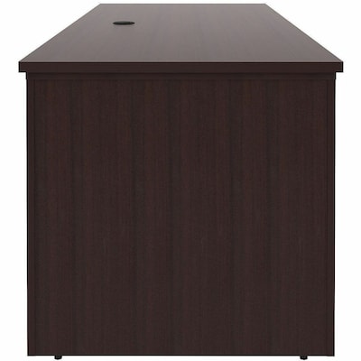 Lorell Essentials 72"W Sit to Stand Workstations Desk, Espresso Brown (LLR69643)
