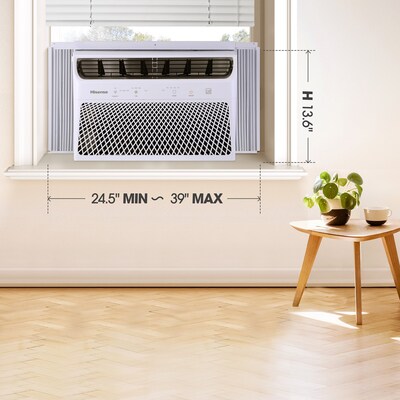 Hisense 115-Volt 8000 BTU Window Air Conditioner with Remote, WiFi Enabled, White (AAW08TW26)