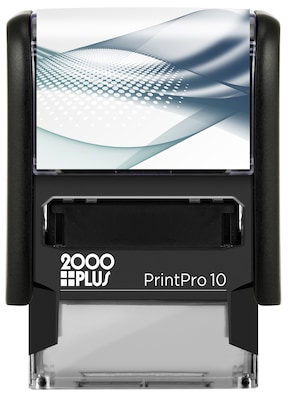 Custom 2000 Plus® PrintPro™ 10 Self-Inking Stamp, 5/16 x 1
