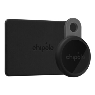 Chipolo LOOP & CARD Bluetooth Trackers, Charcoal (RAB.0000001)