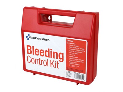 First Aid Only 11-Piece Bleeding Control Wall Station Standard Kit (91310)