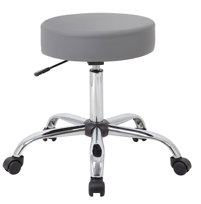 Boss Caressoft Armless Medical Stool, Gray (B240-GY)