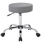 Boss Caressoft Armless Medical Stool, Gray (B240-GY)