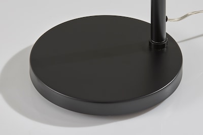 Adesso Thalia 58.5" Black Floor Lamp with Empire Shade (SL2614-01)
